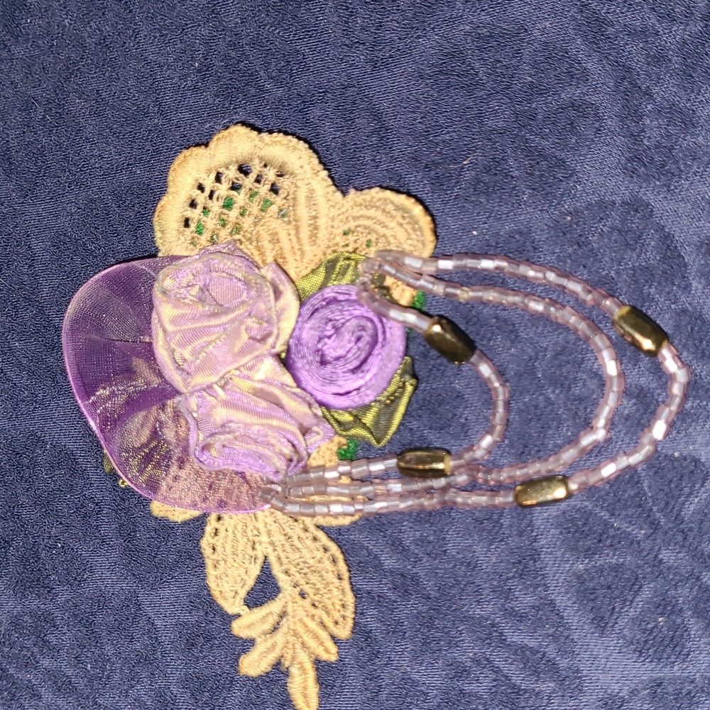 Lorene Bishop Rosette Brooch Pin